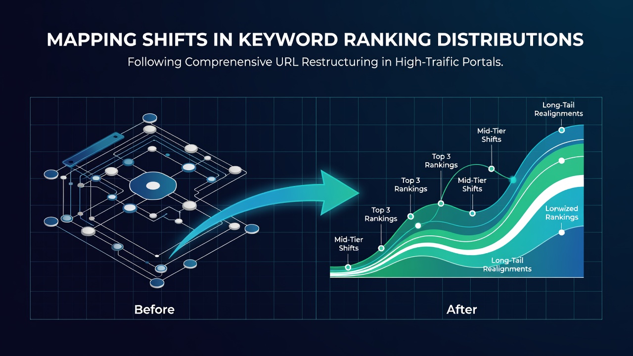 Mapping Shifts in Keyword Ranking Distributions Following Comprehensive URL Restructuring in High Traffic Portals